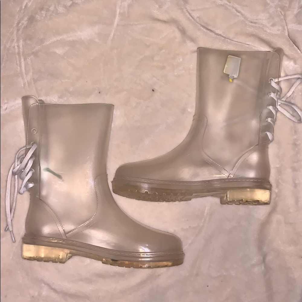 Frosted Rain Boots